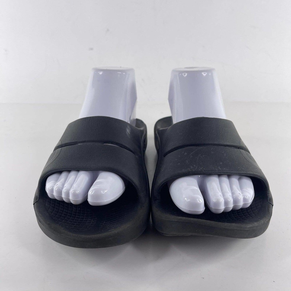 OOFOS OOahh women's Slide Sandal US 8 Black sports recovery Comfort shoes - Picture 2 of 10